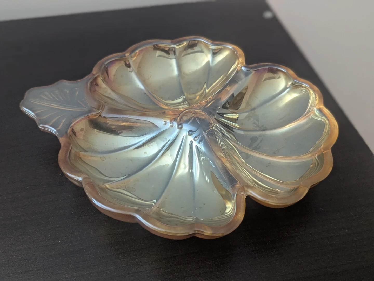 Vintage Glass Trinket Dish