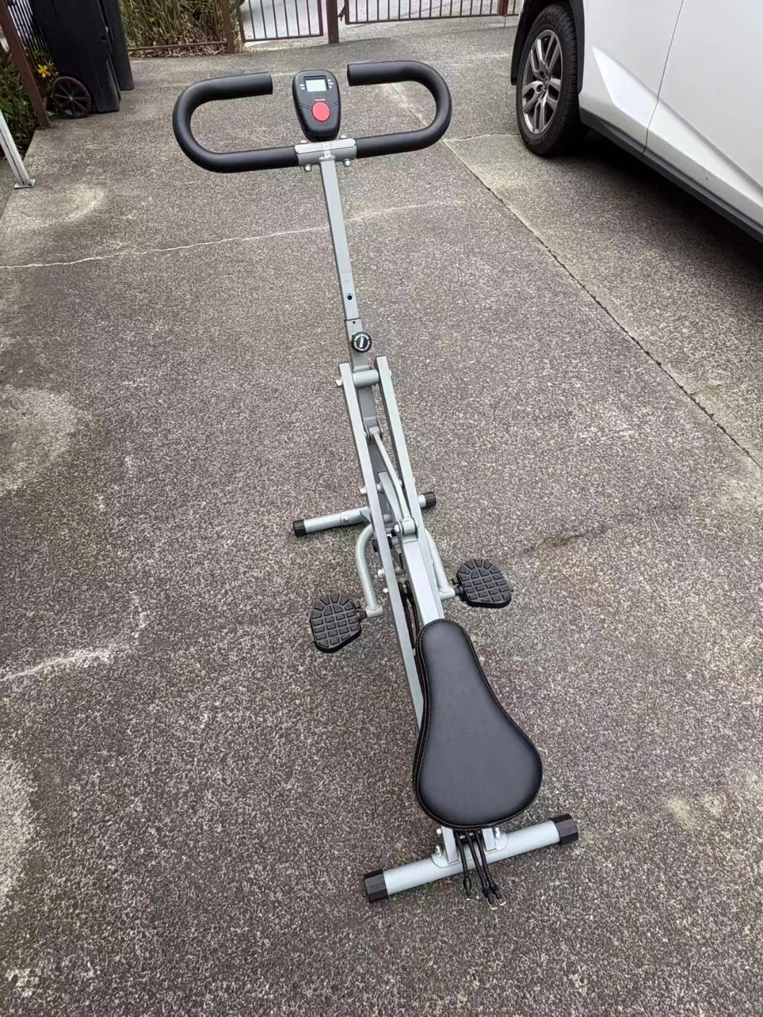 Sunny Health & Fitness Smart Row-N-Ride Squat Assist Trainer - photo 2