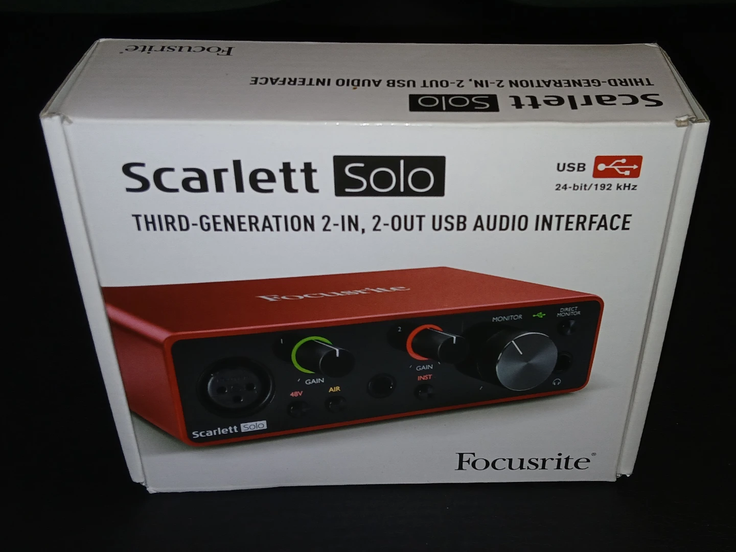 Focusrite Scarlett Solo 3rd Gen USB Audio Interface - photo 2