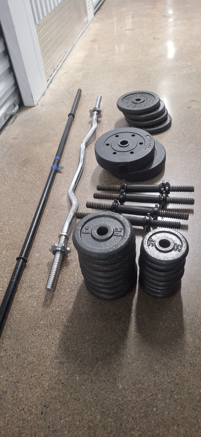 Fitness Gear Weight Plates and Bars - photo 3