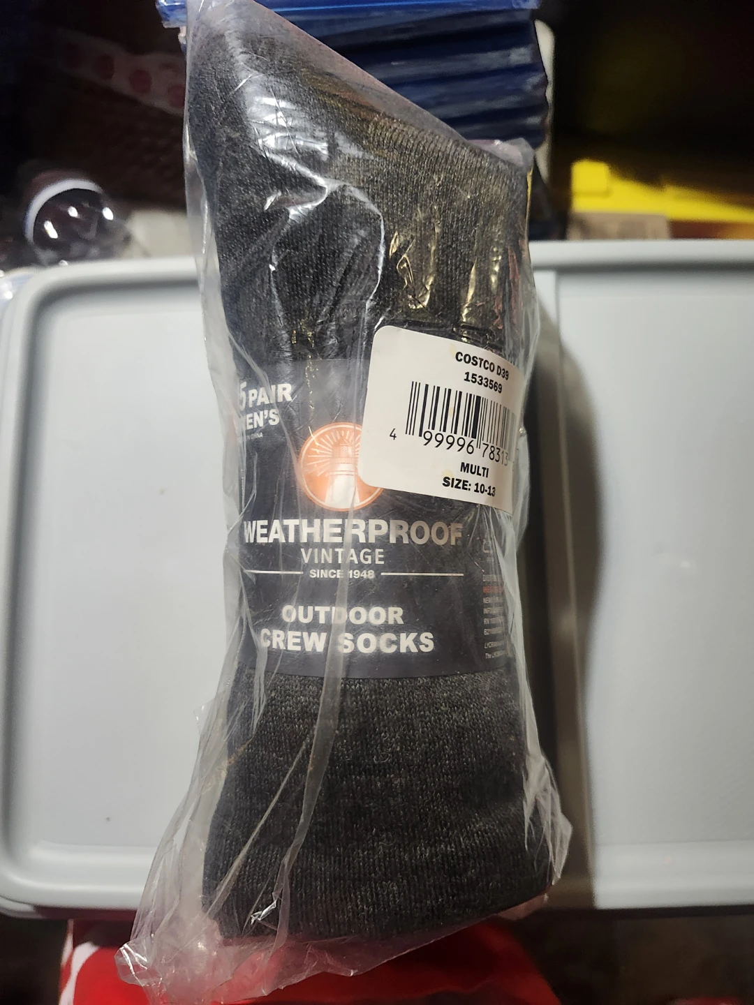 Weatherproof Vintage Outdoor Crew Socks - Men's Size