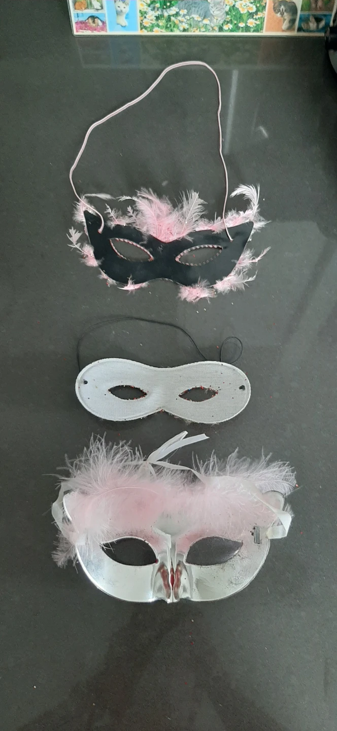 Set of 3 Masquerade Masks - photo 4