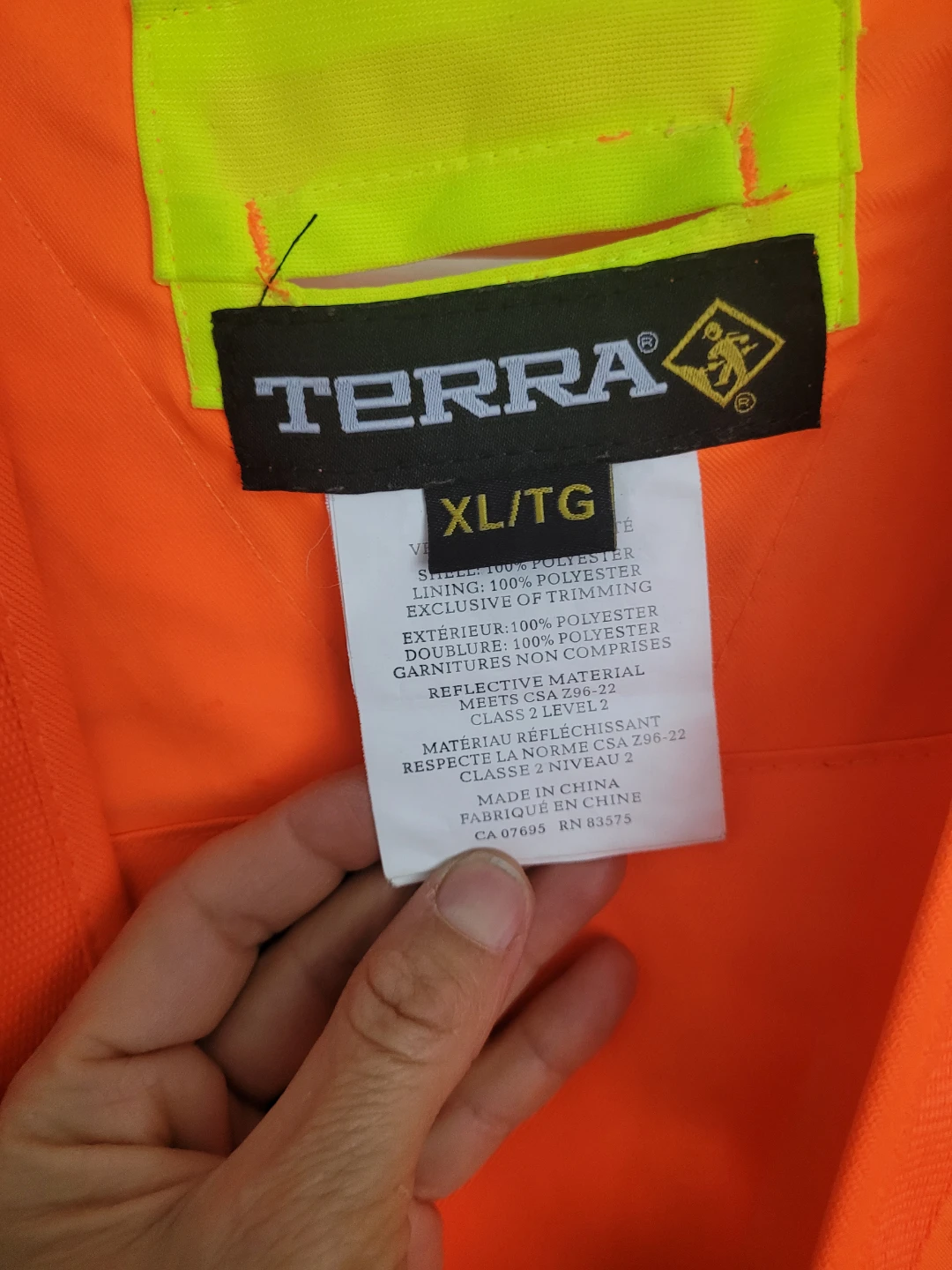 Terra High-Visibility Safety Vest - XL/TG - photo 3
