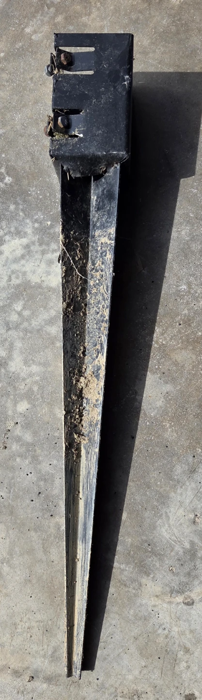 Black Metal 4x4 Ground Spike