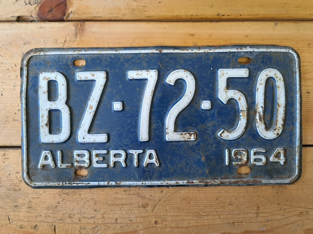 Alberta License Plates - 1956, 1964, 1965, 1970 - photo 5