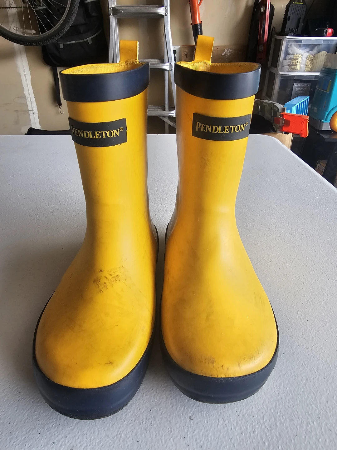 Pendleton Yellow Rain Boots