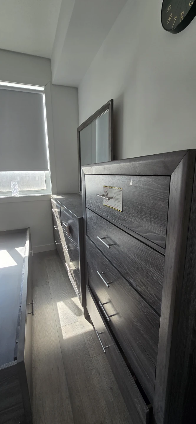 Bedroom Furniture Set - Dresser, Chest, Bed Frame, Mirror - photo 5