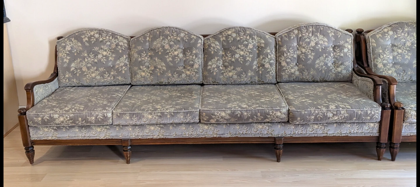Vintage Floral Armchair