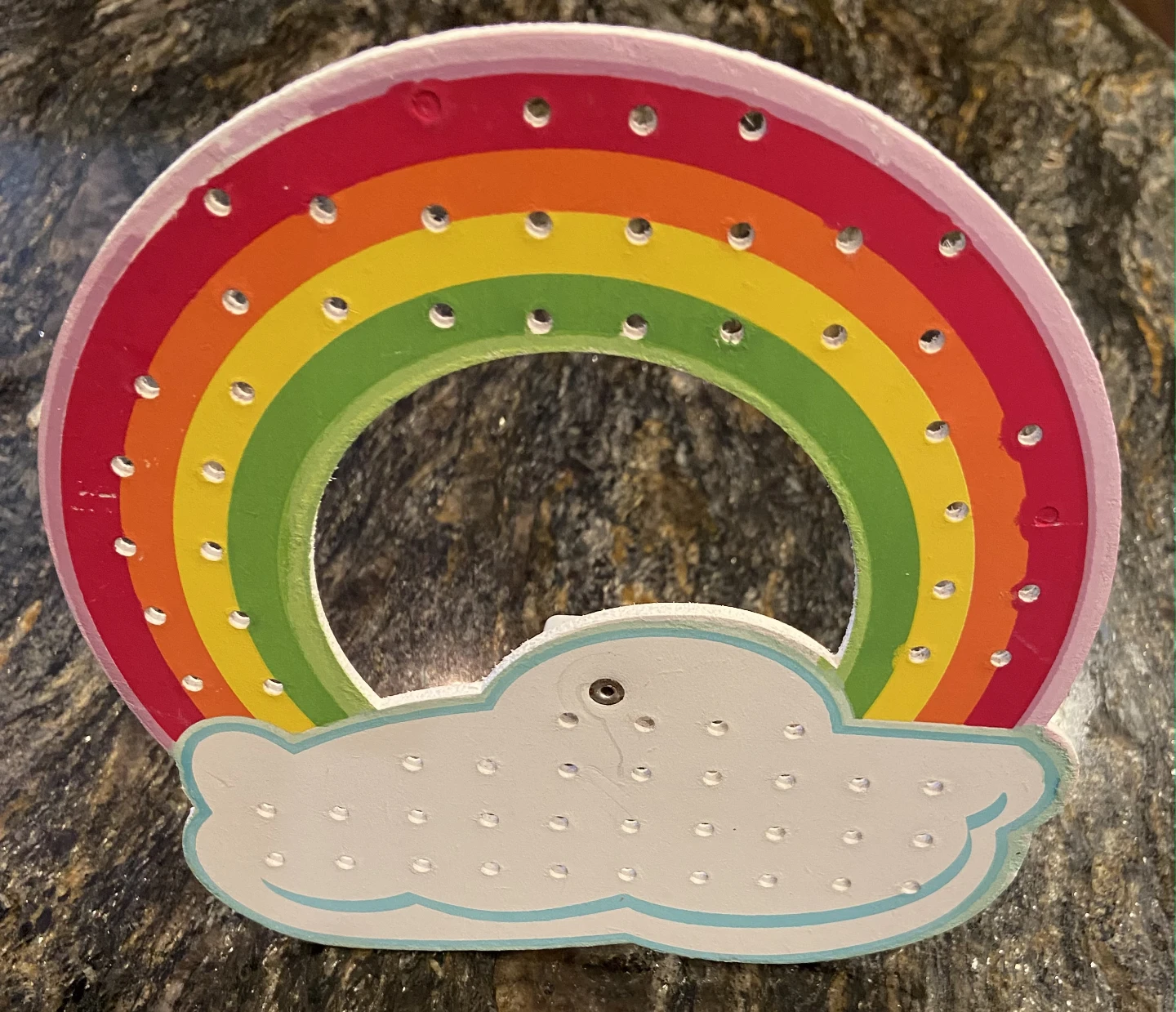 Rainbow Pierced Earring Holders - party favors!