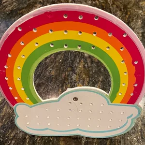 Rainbow Pierced Earring Holders - party favors!