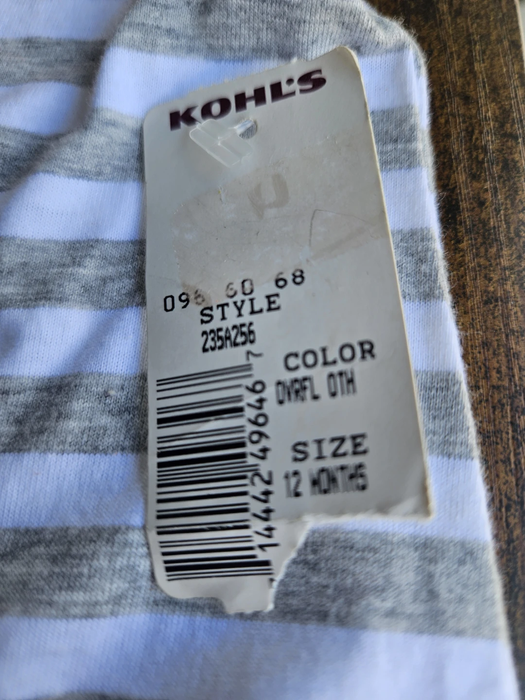 Kohl's Striped Dress - 12 Months - photo 2