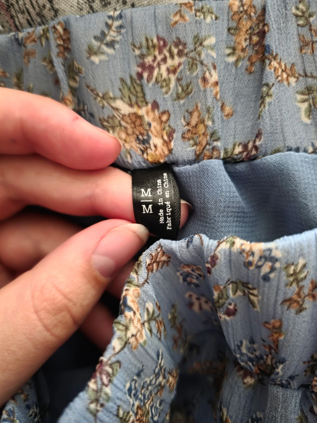 Blue Floral Tiered Maxi Skirt - photo 2