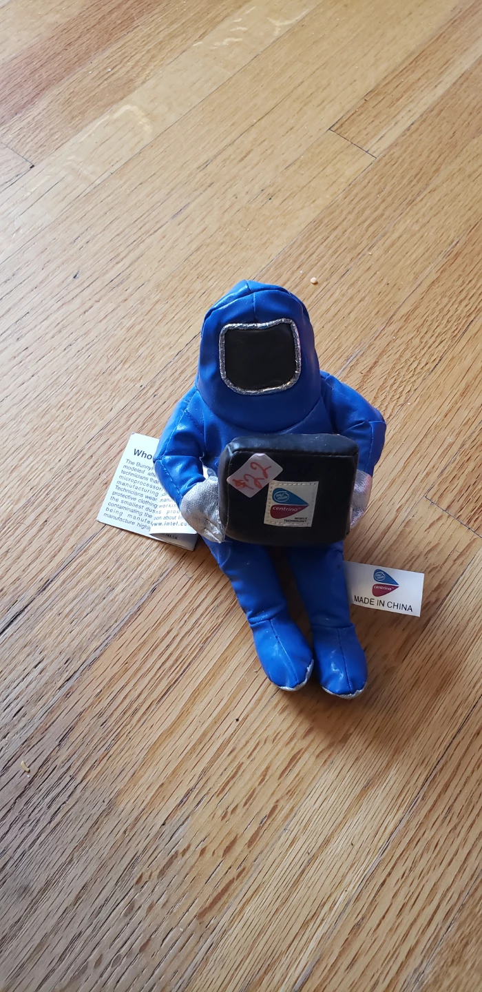 Vintage 1997 Intel Bunny People