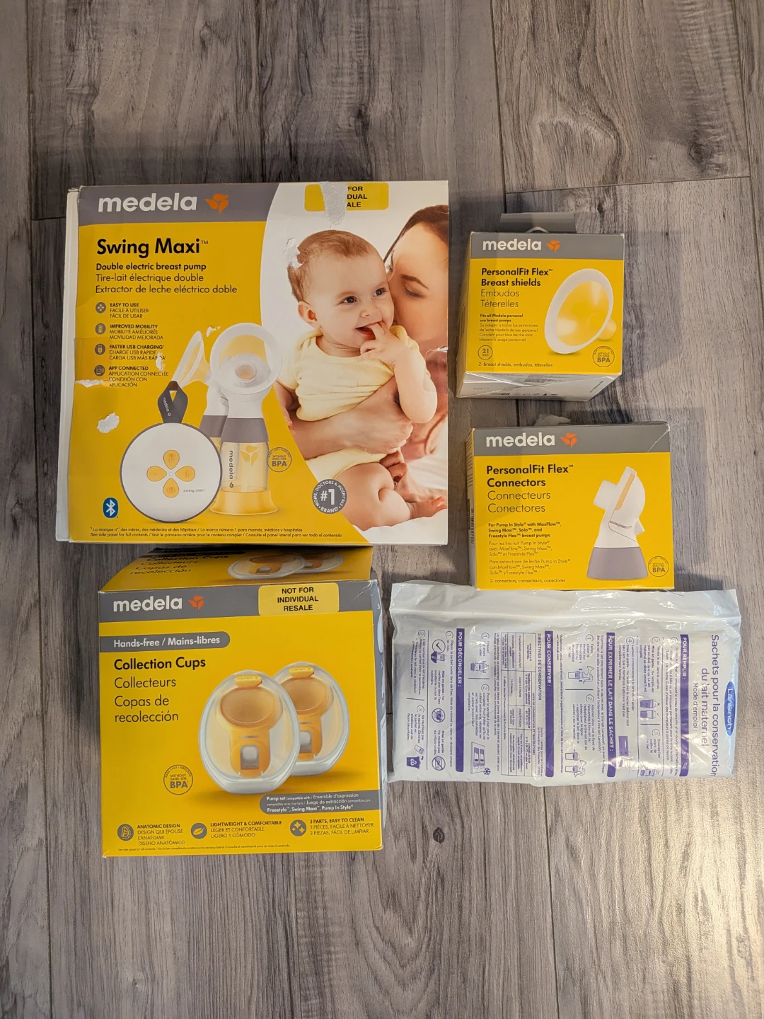 Medela Swing Maxi Double Electric Breast Pump with Accessories