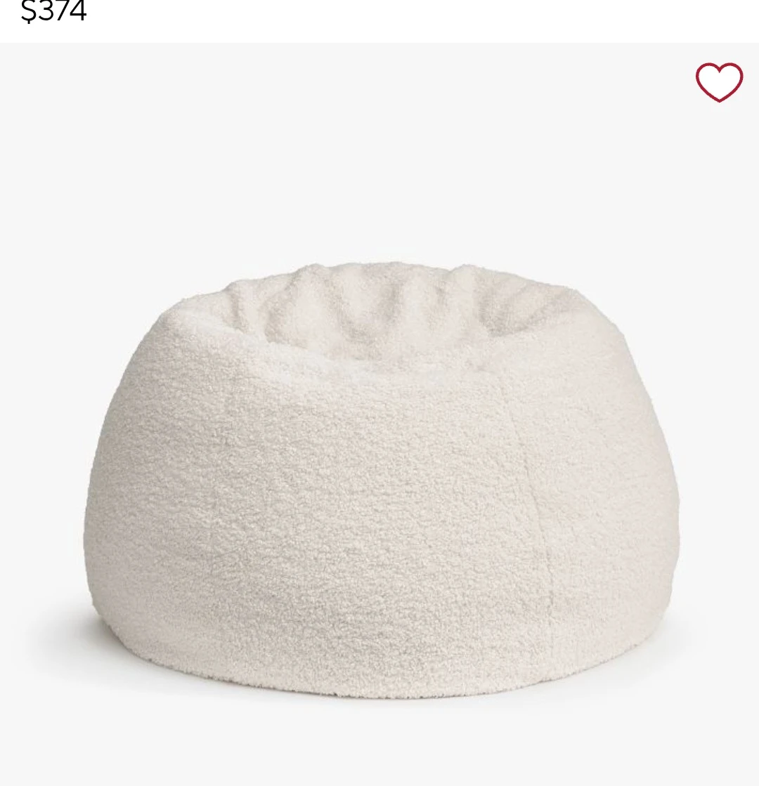 Sherpa Bean Bag Chair