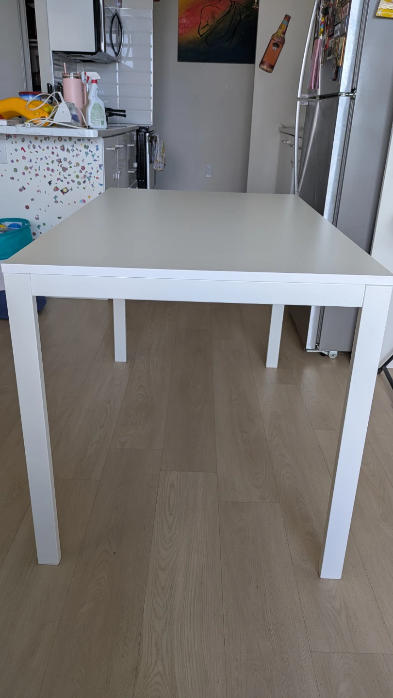 IKEA VIHALS White Dining Table