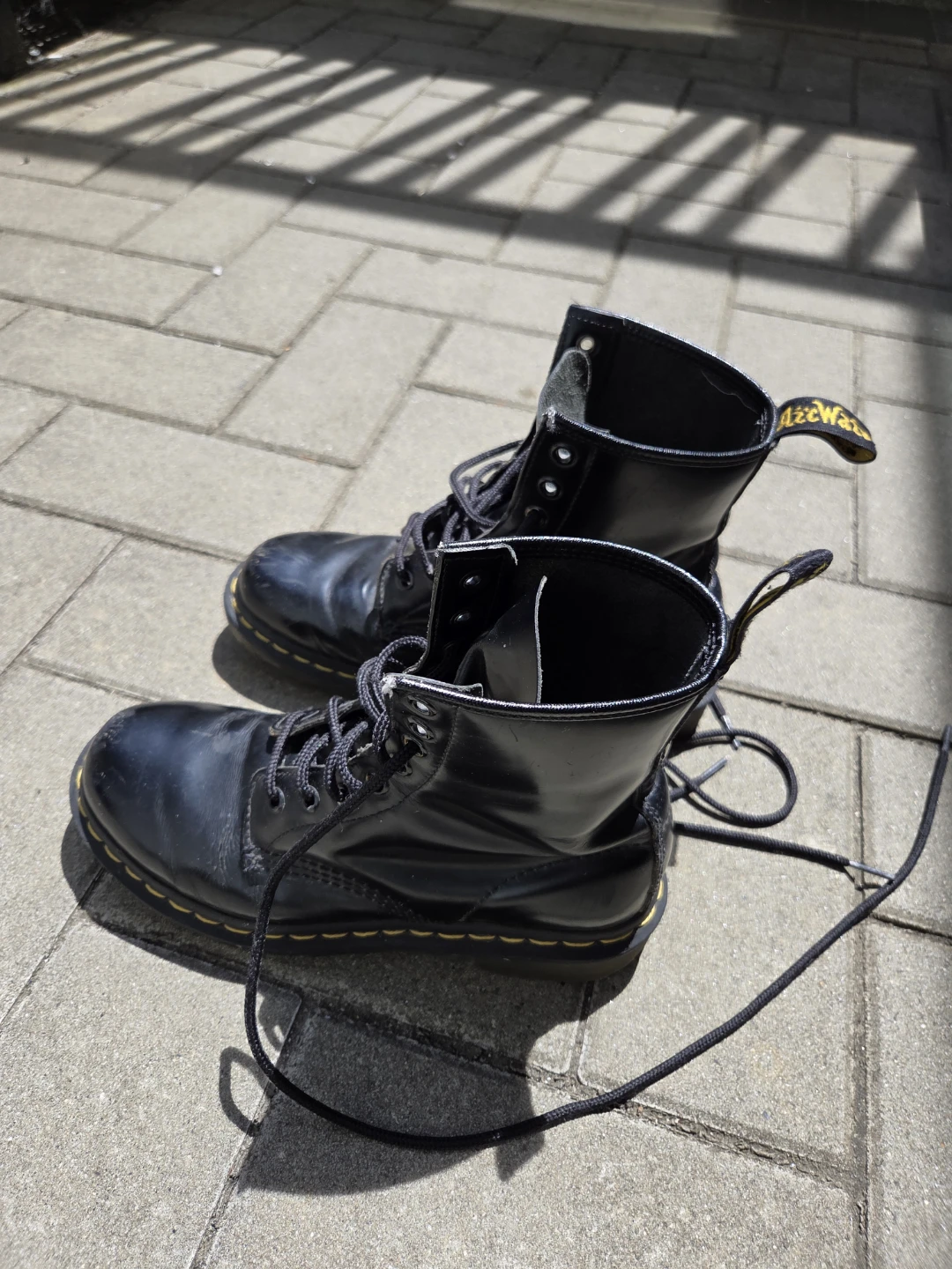 Dr. Martens Black Leather Boots