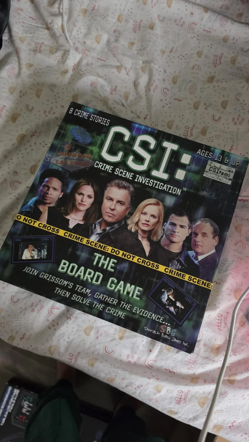 CSI: Crime Scene Investigation Board Game