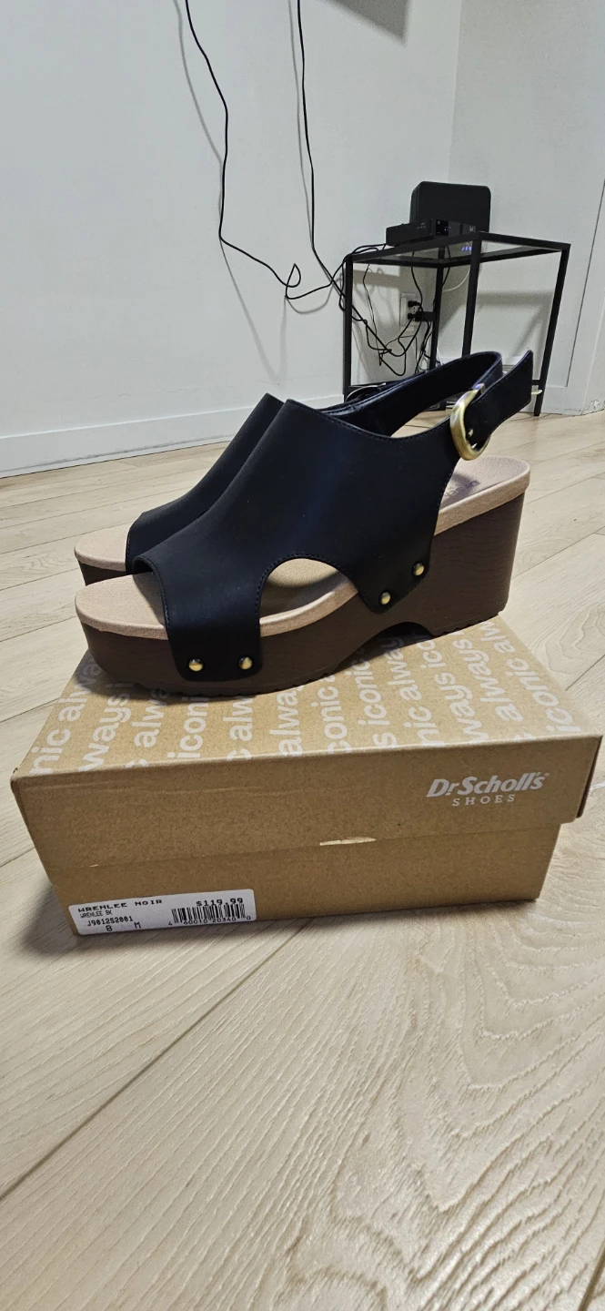 Dr. Scholl's Black Wedge Sandals - photo 3