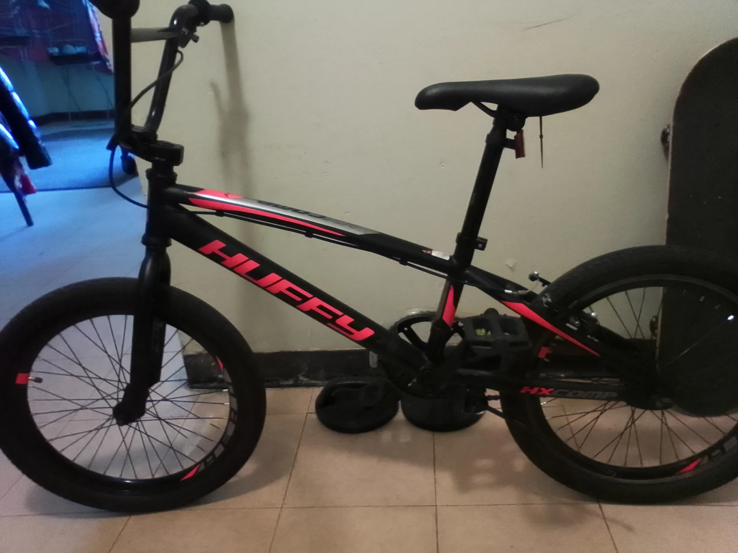 HUFFY HX Comp BMX Race Bike, 20-Inch, Black