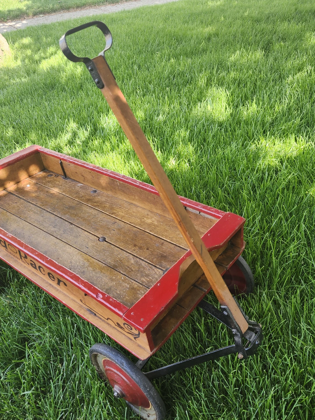 Antique Red Racer Wagon - photo 4