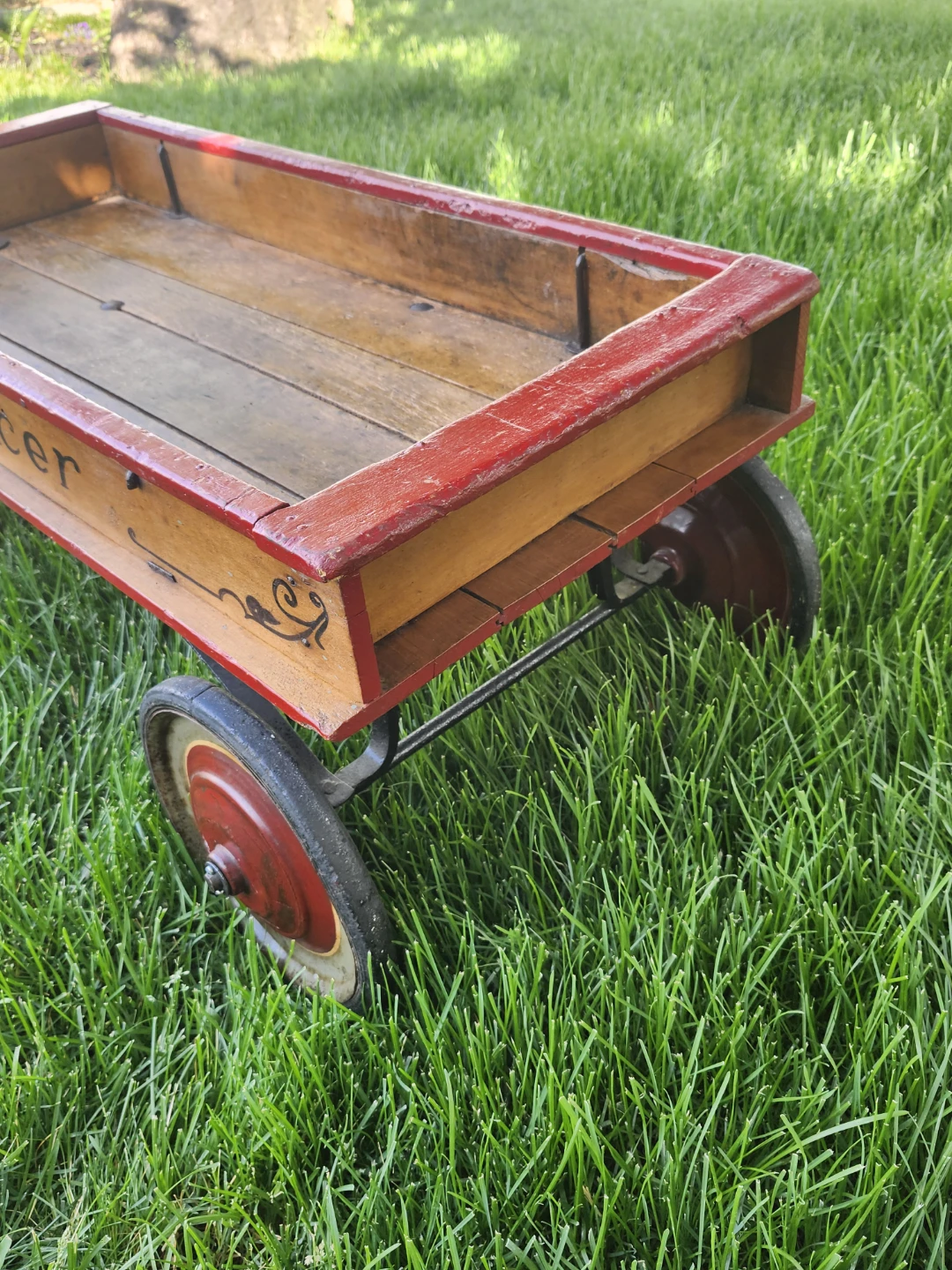 Antique Red Racer Wagon - photo 5