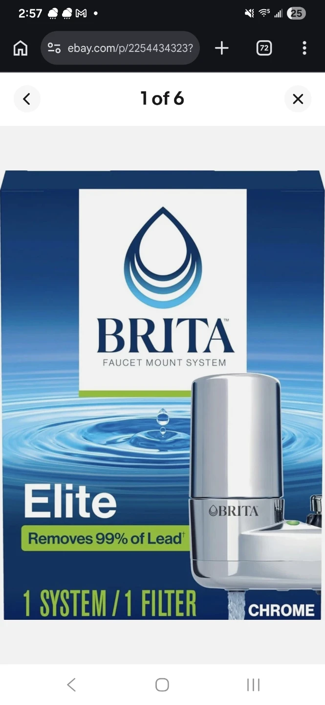 Brita Elite Faucet Mount System - Chrome⚽
