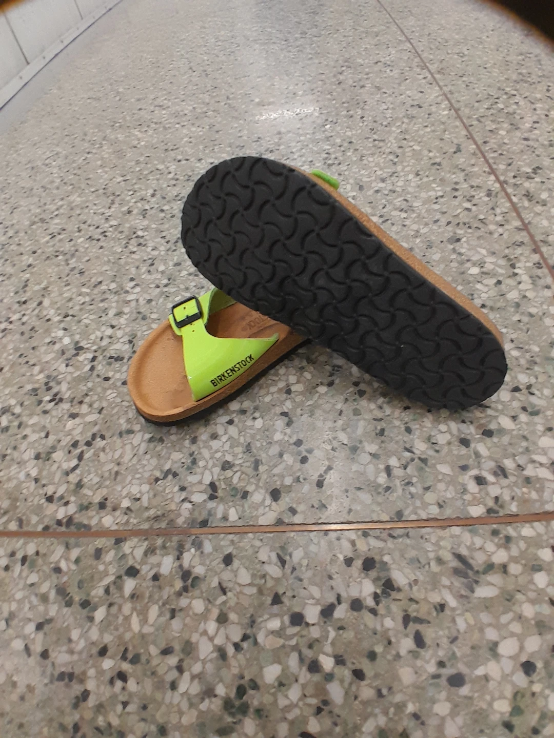 Birkenstock Arizona Sandals - Neon Green  Women's size 10 - photo 2