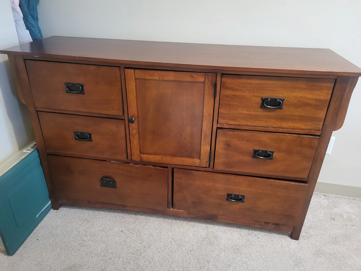 Wooden Dresser with Cabinet
