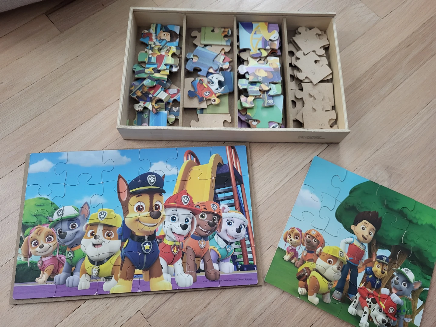 ⚽ Paw Patrol Wooden Puzzle Set of 7 - photo 2
