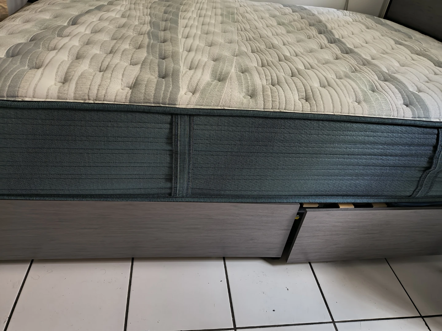 Mattress with Base and Headboard