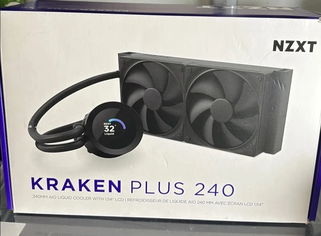NZXT Kraken Plus 240 Liquid Cooler with LCD