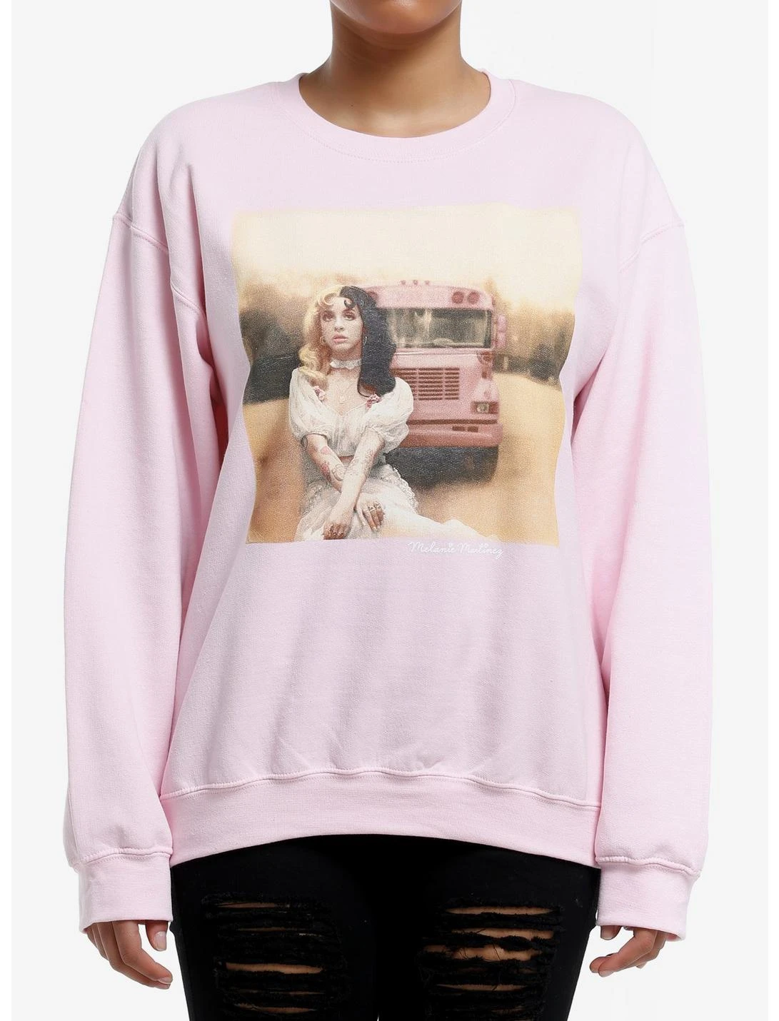 Pink Graphic Sweatshirt