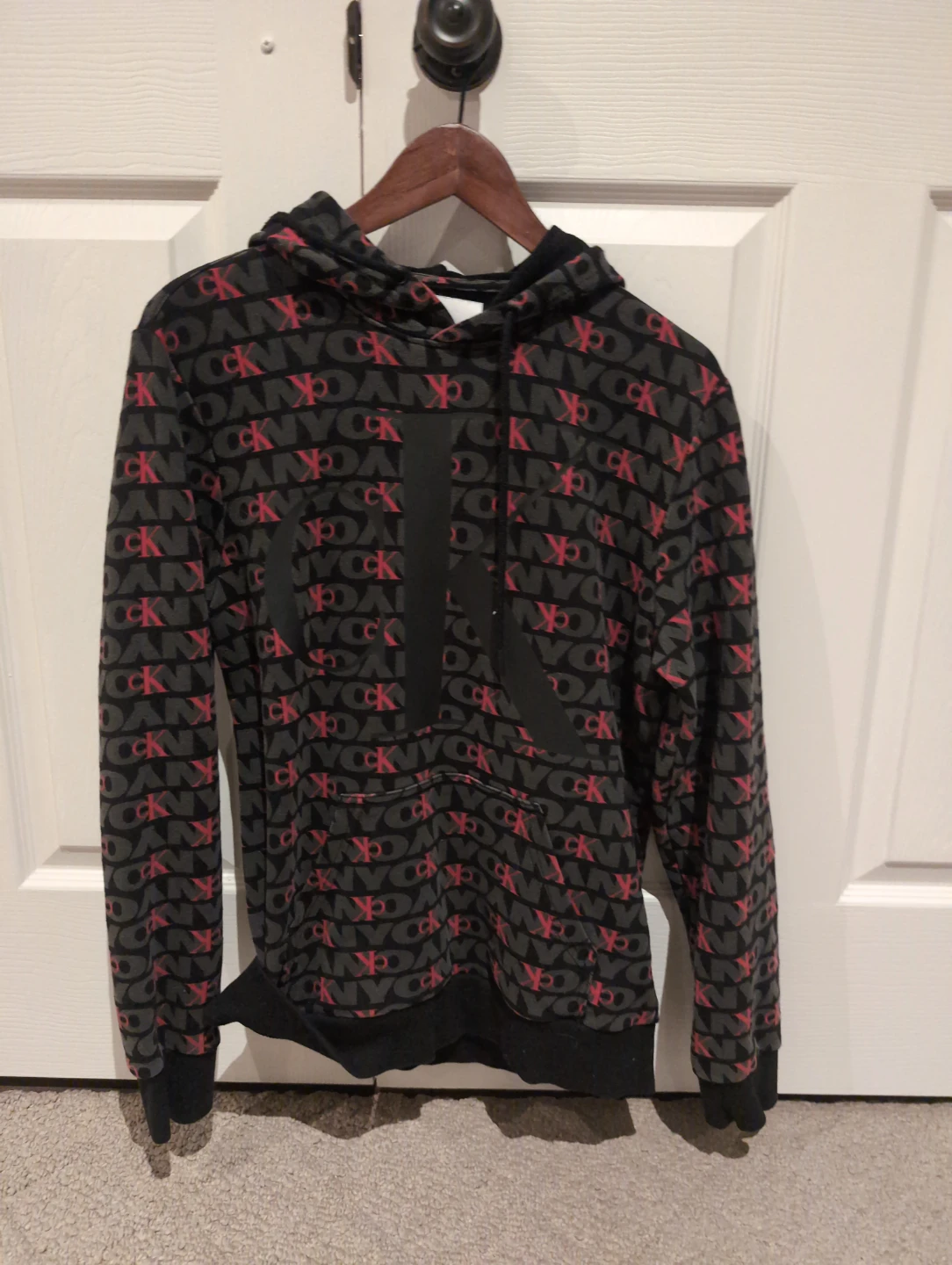 Calvin Klein All-Over Logo Hoodie x-small