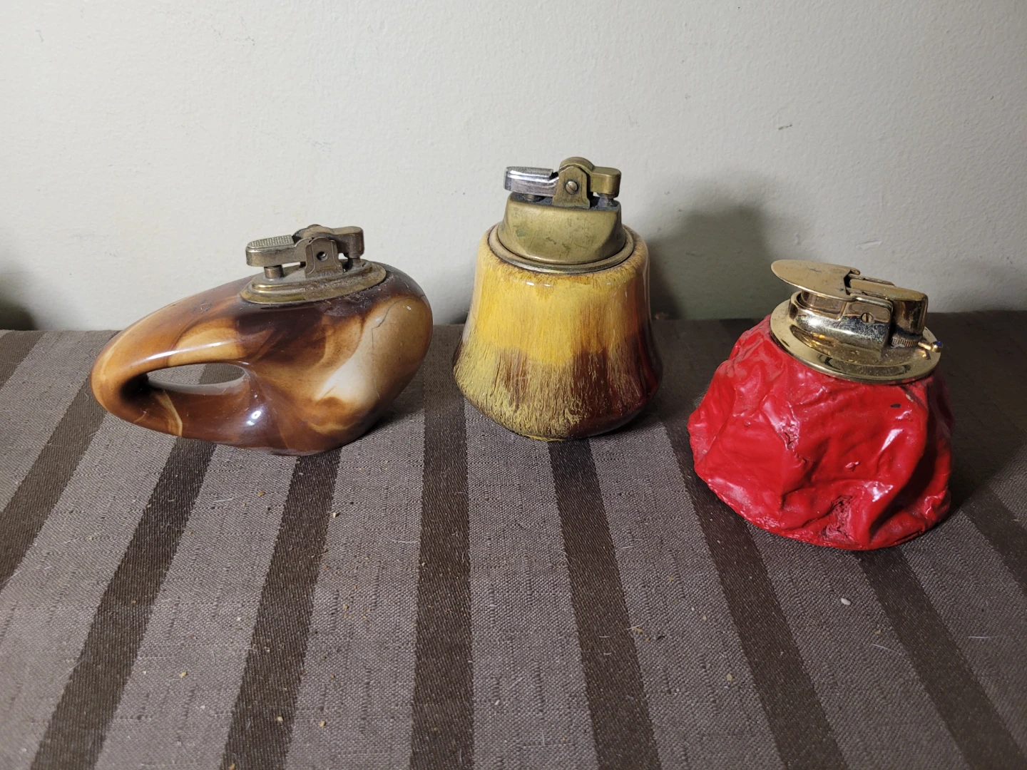 Vintage Lighters & Ceramic Ashtrays