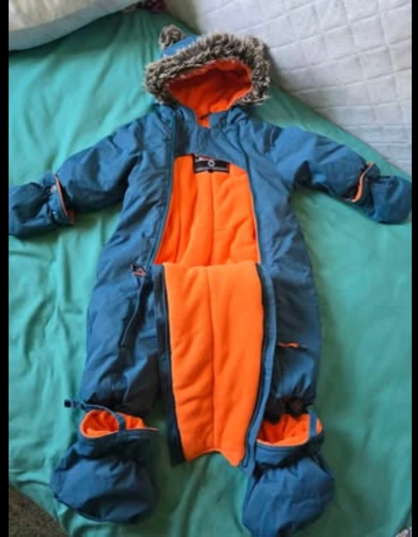 Gusti Blue Winter Snowsuit - 9 Months