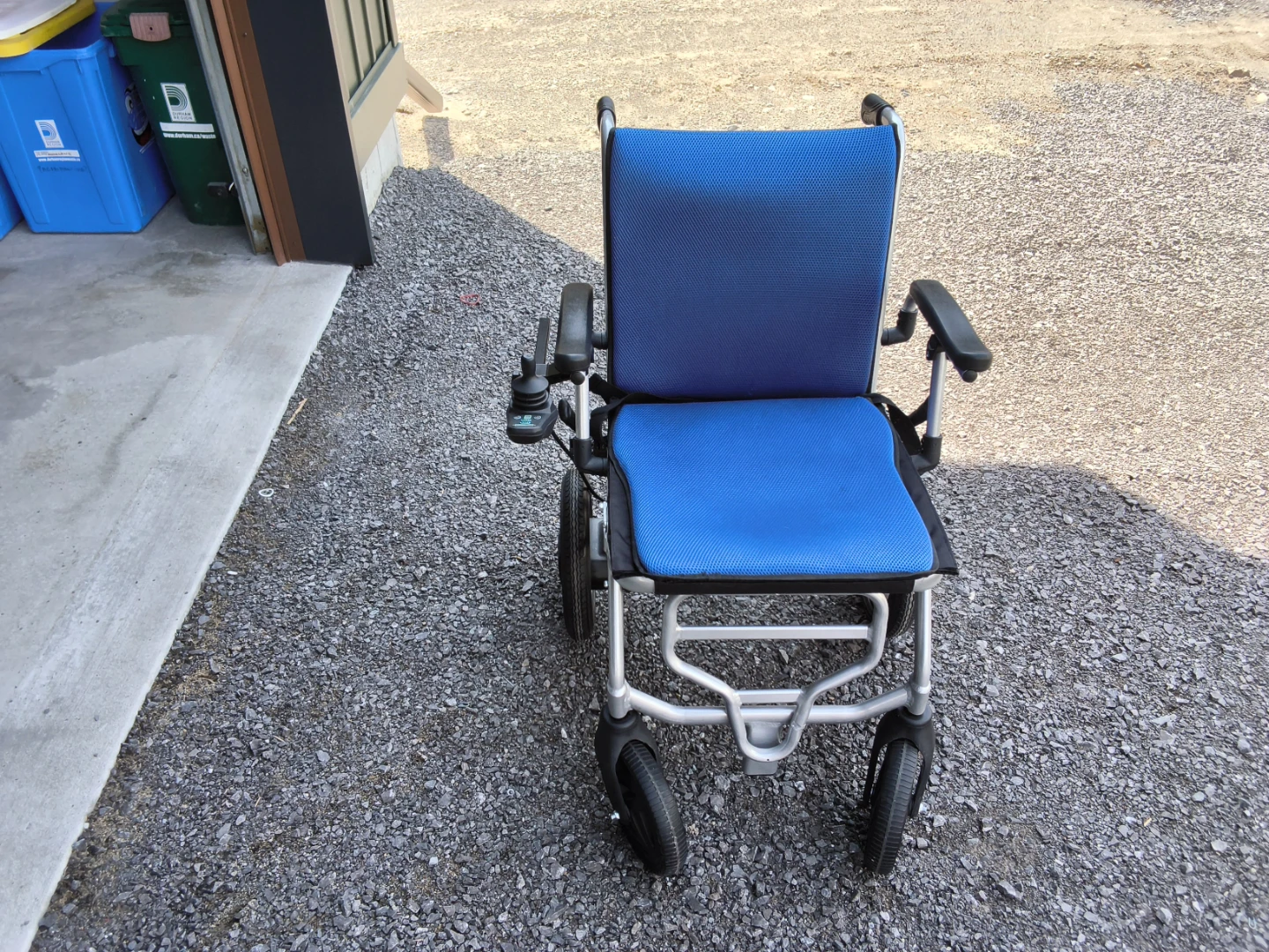 Blue Electric Wheelchair for sale