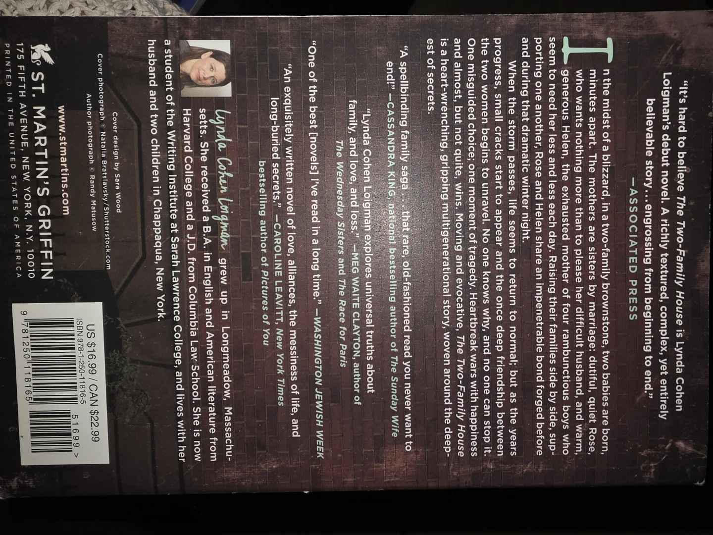 The Two-Family House by Lynda Cohen Loigman Novel - photo 2