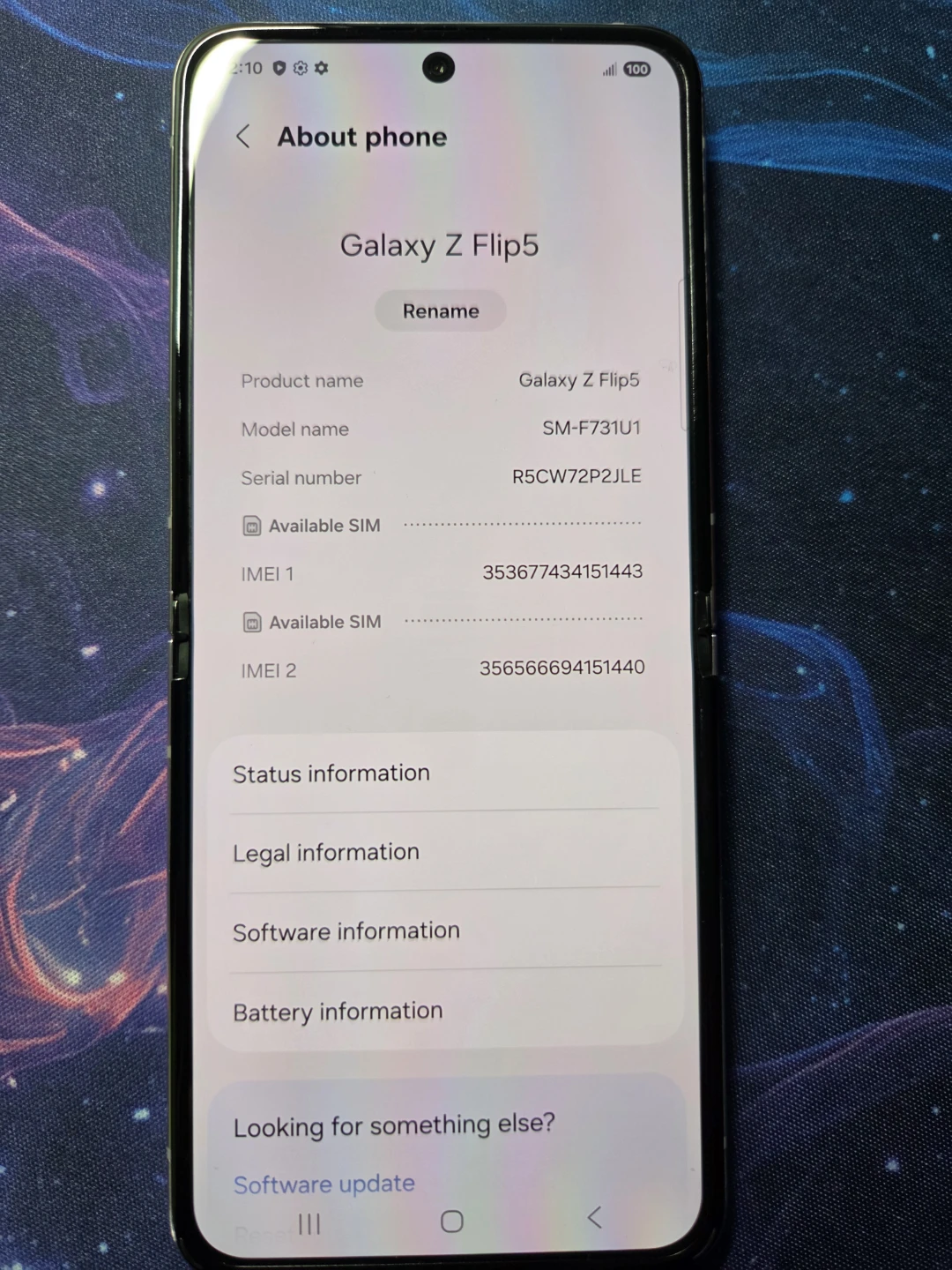 Samsung Galaxy Z Flip5 Lavender 512GB - photo 5