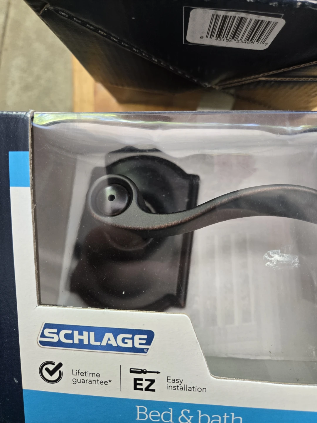 Schlage Bed & Bath Door Lever Lock (2 Pack) - photo 2