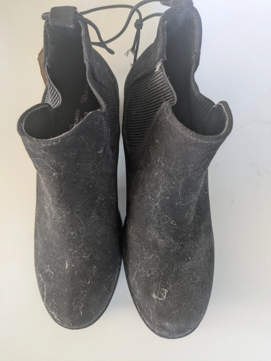 Black Ankle Boots with Lug Sole