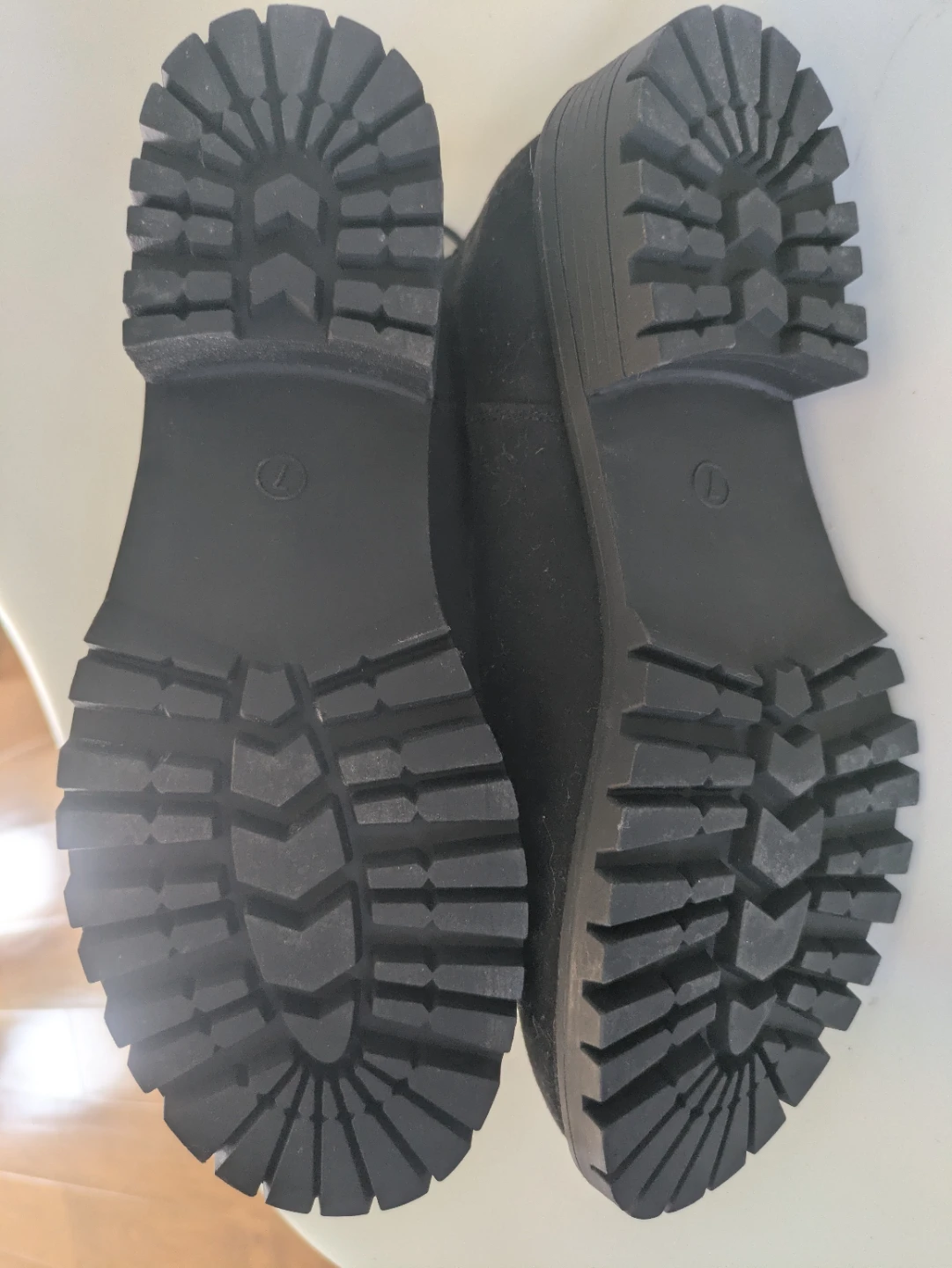 Black Ankle Boots with Lug Sole - photo 2