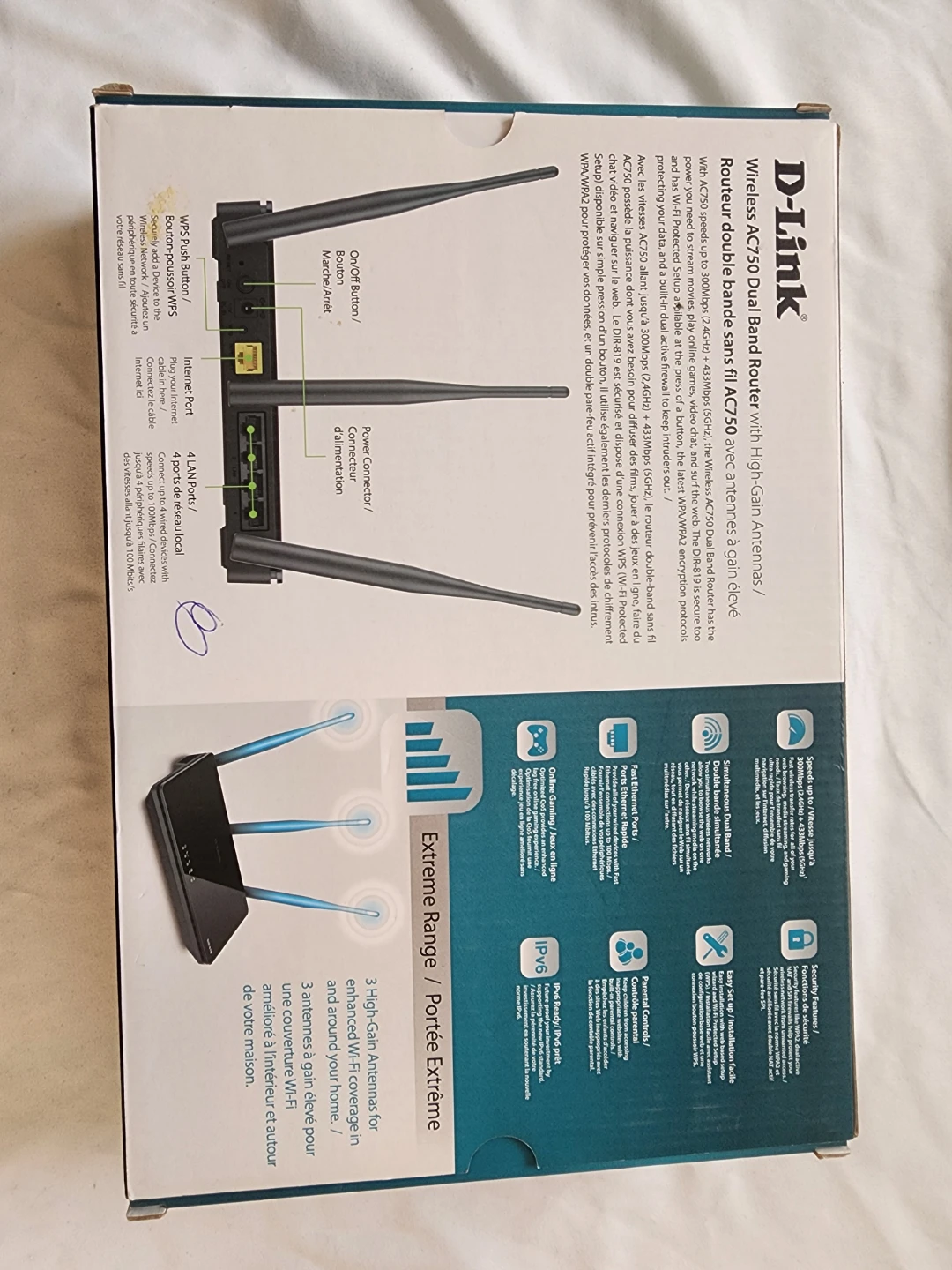 ⚽ D-Link Amplifi AC750 DIR-819 Dual Band Wireless Router - photo 2