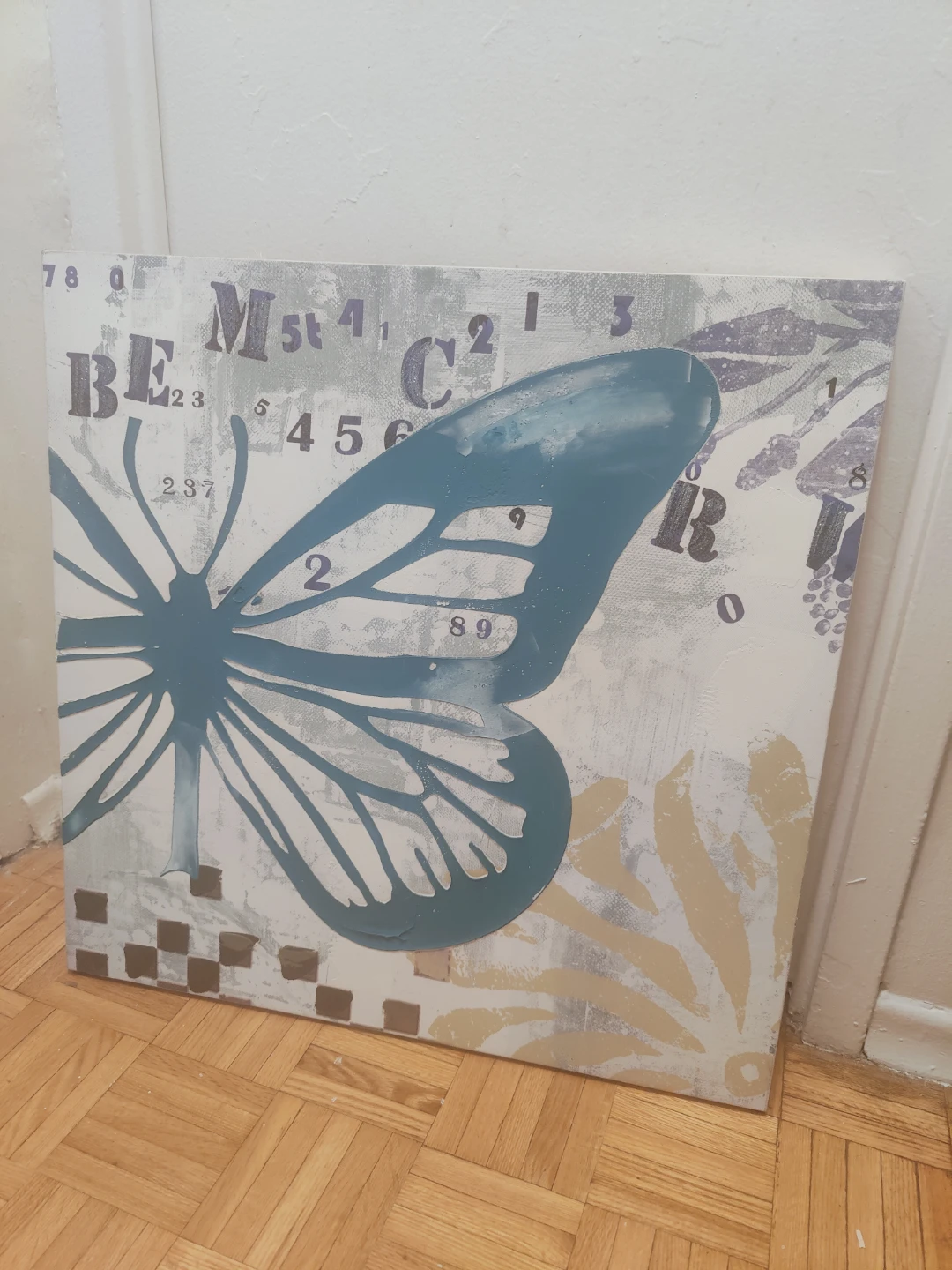 Canvas Wall Art Set - Butterfly Design - photo 3