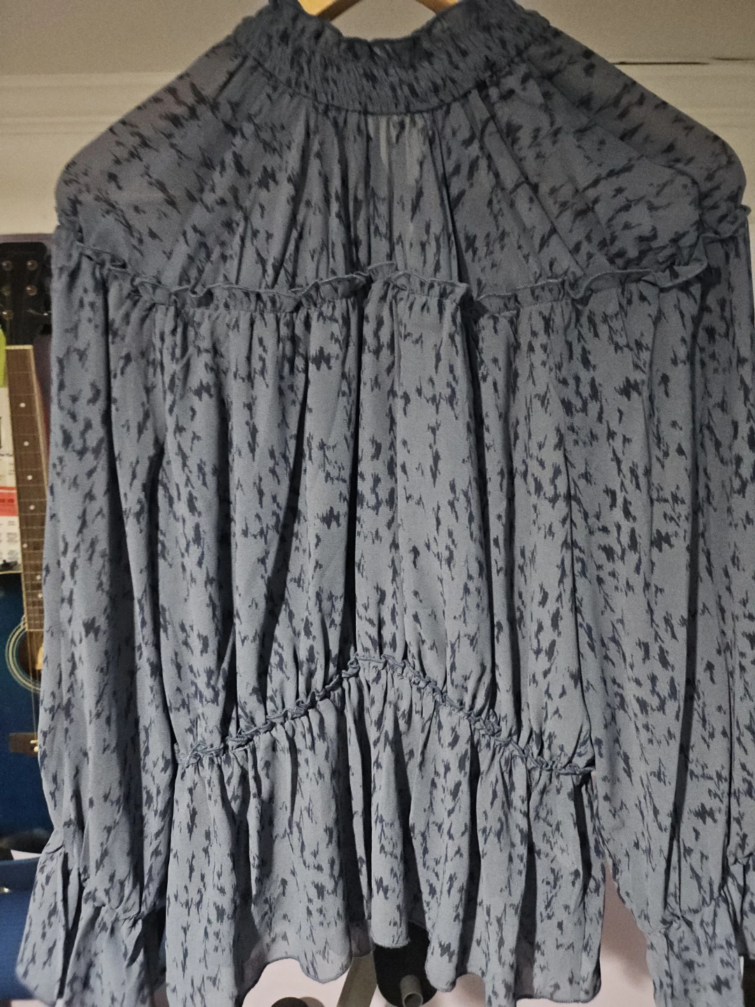 Velsona Women's Blue Patterned Blouse - photo 4