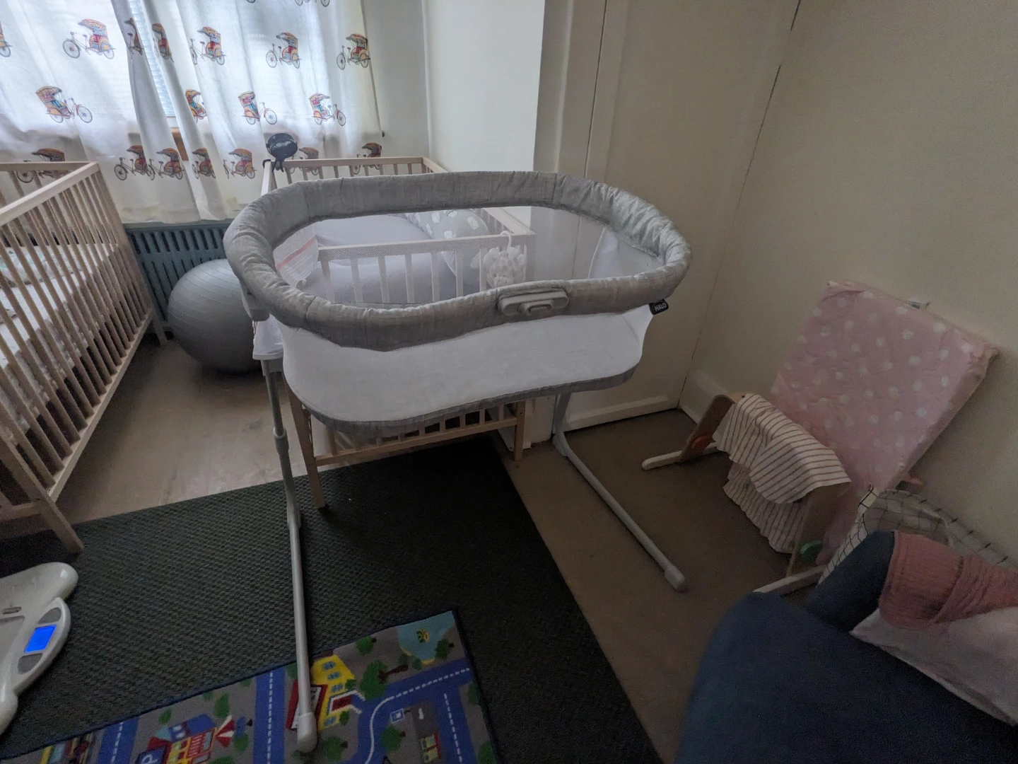 Halo flex bassinet with travel bag