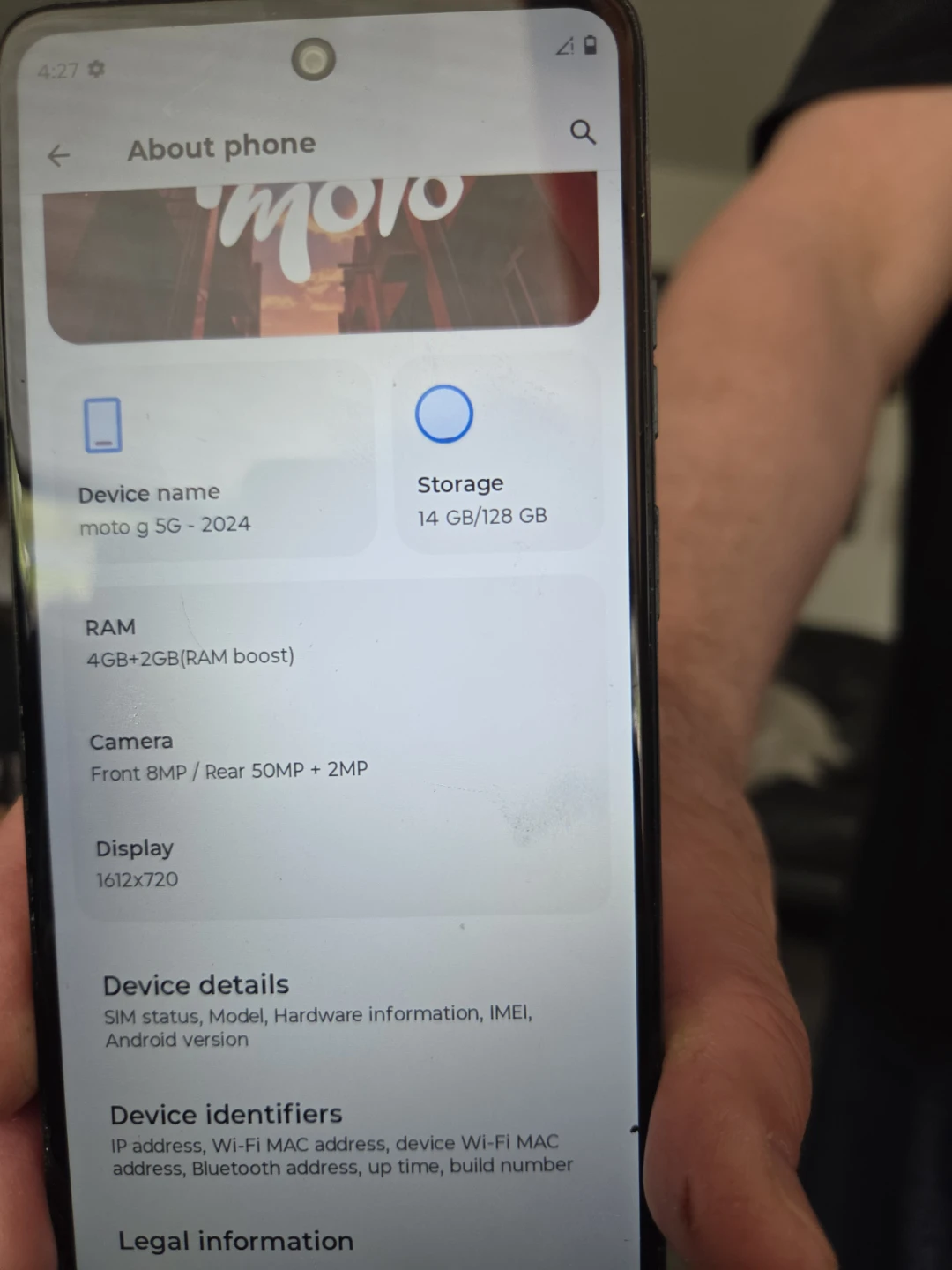 Motorola moto g 5G - 2024 - photo 3