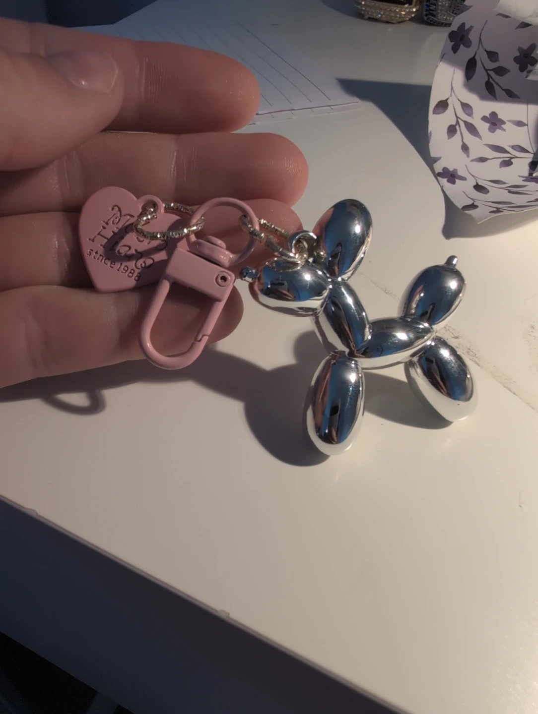Mozro Hiano Balloon Dog Keychain