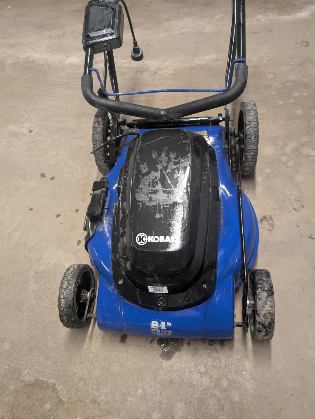 Electric lawnmower - photo 2