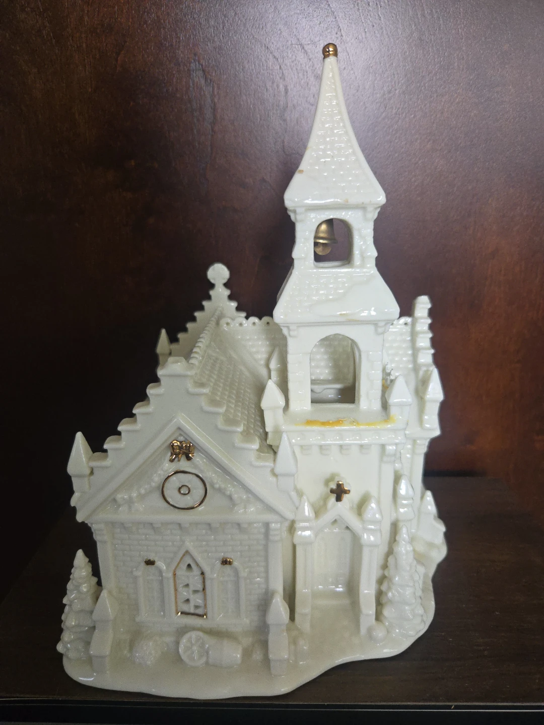 White Ceramic Church with Bell Tower - photo 2